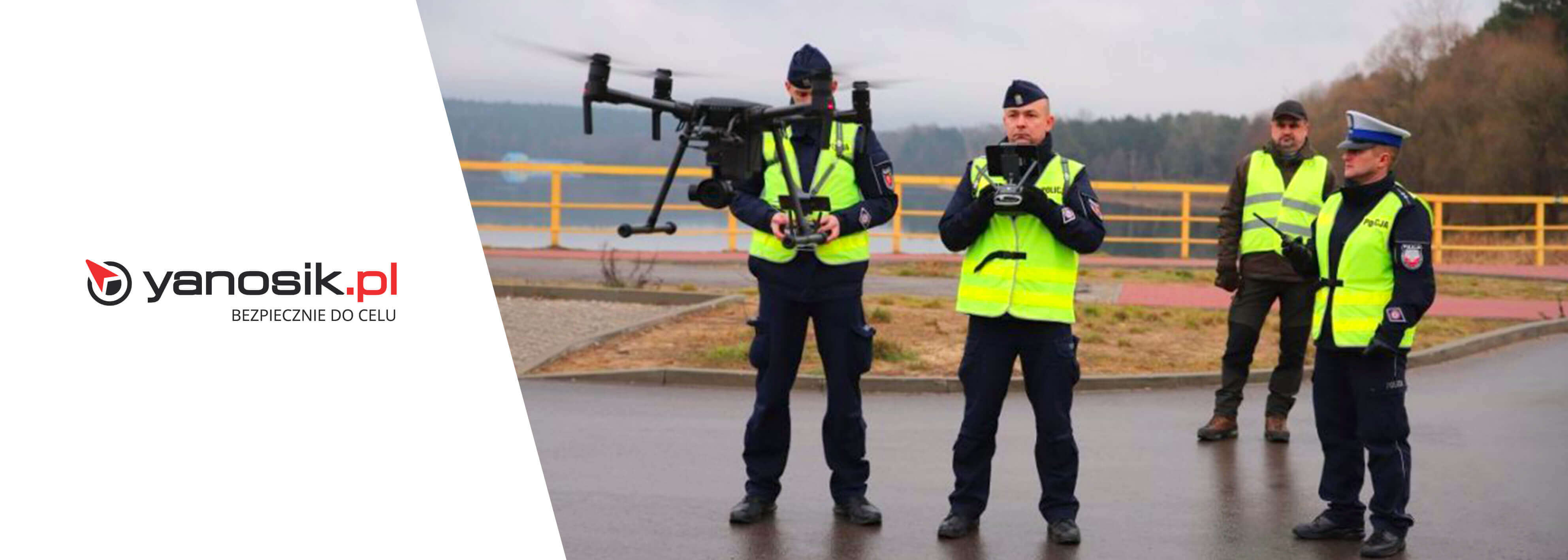 yanosik policyjne kontrole dronem