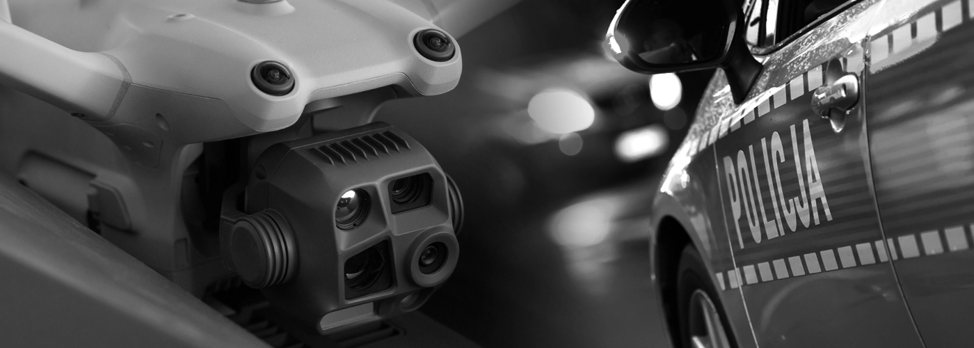 Dron automatyczny dla policji i PSP - jak działa DFR w Polsce?