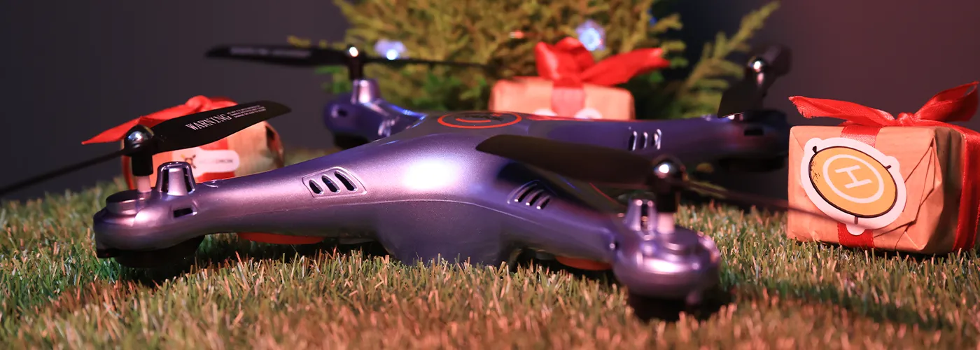 Tani dron z kamerą i podglądem na żywo