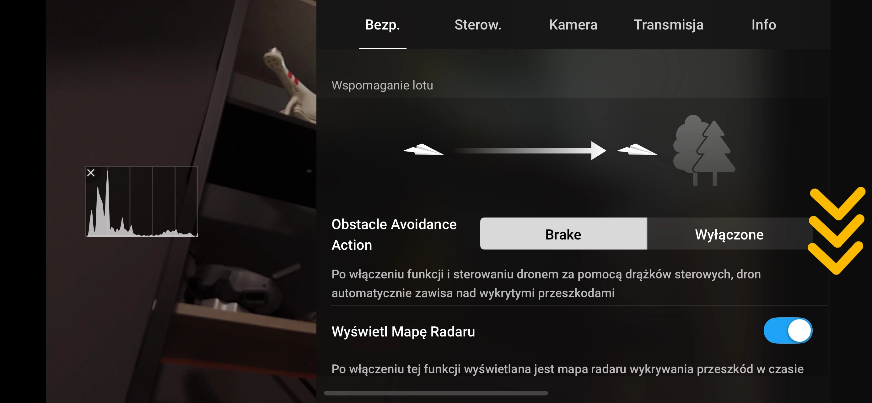 Etap 2 - zjeżdzamy w dół do Informacje o akumulatorze