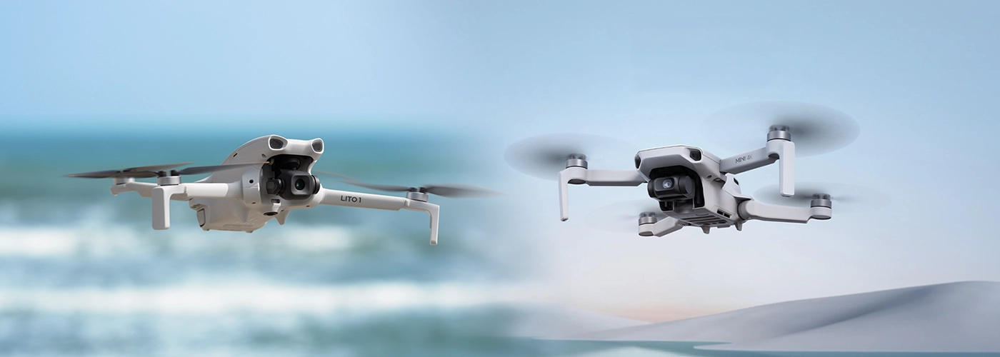Найкращий дрон для зльоту?DJI Lito 1 проти DJI Mini 4K