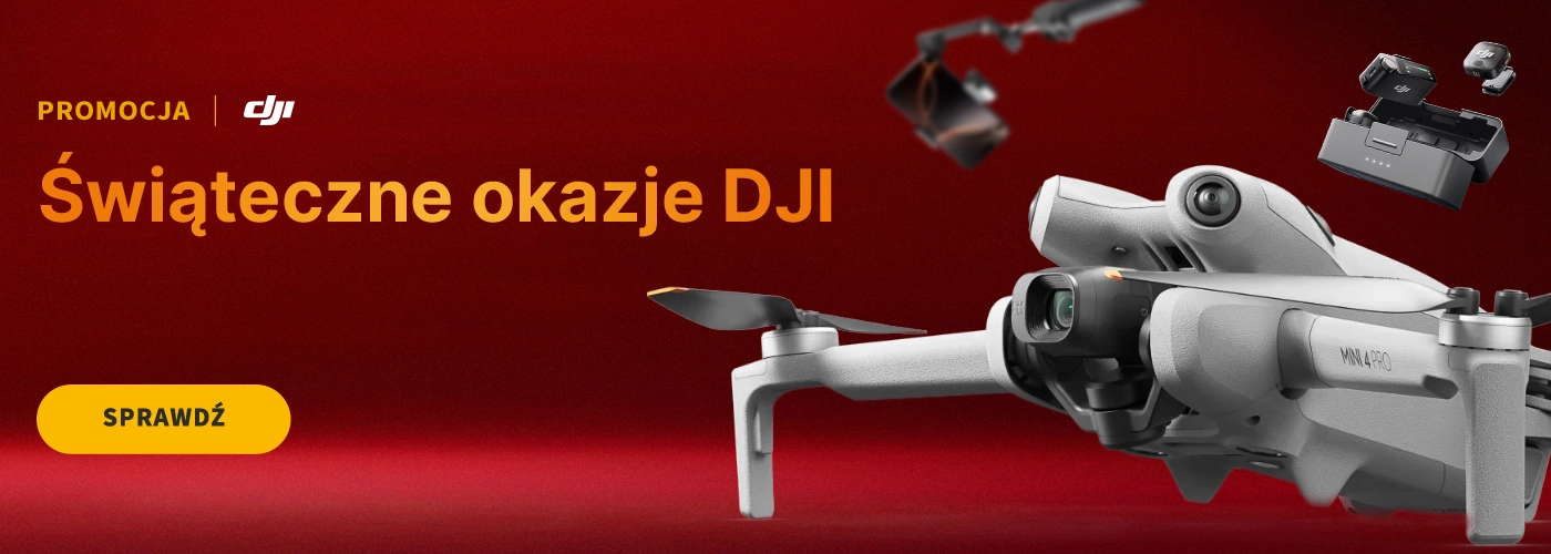 PROMO DJI - lider w swiecie dronow i kamer - swiateczna promocja