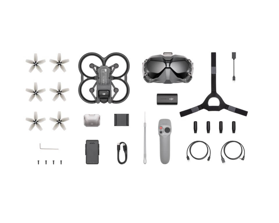 Skład zestawu DJI Avata Fly Smart Combo