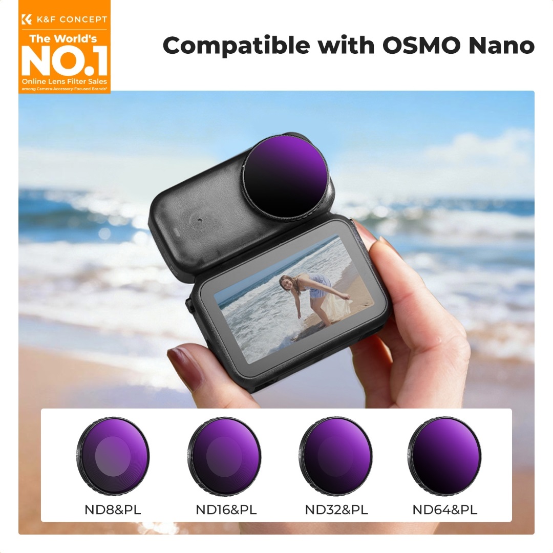 Набір 4 фільтрів ND/PL K&F Concept для камери DJI Osmo Nano