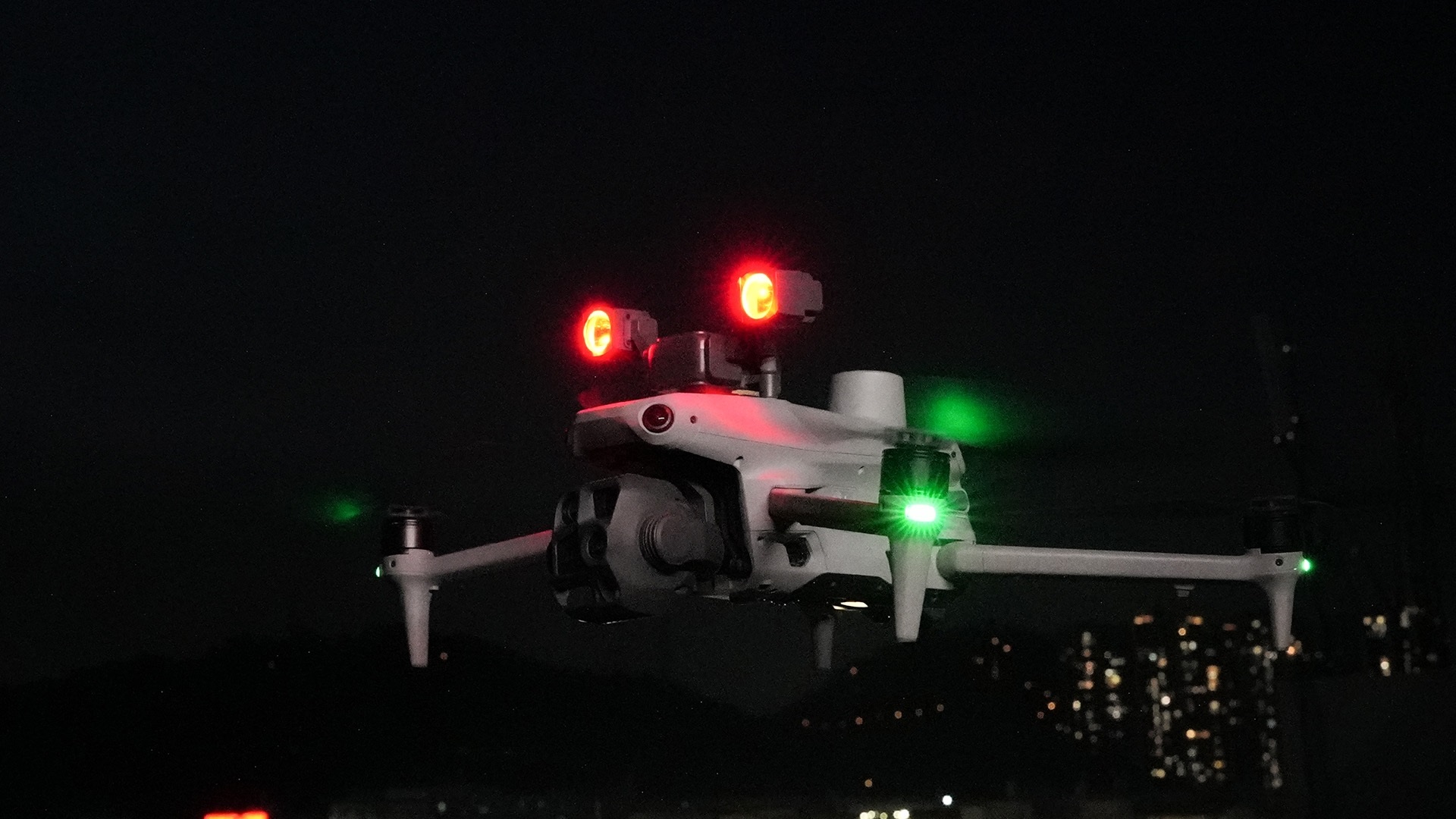 LKTOP drone lighting with built-in warning light modes