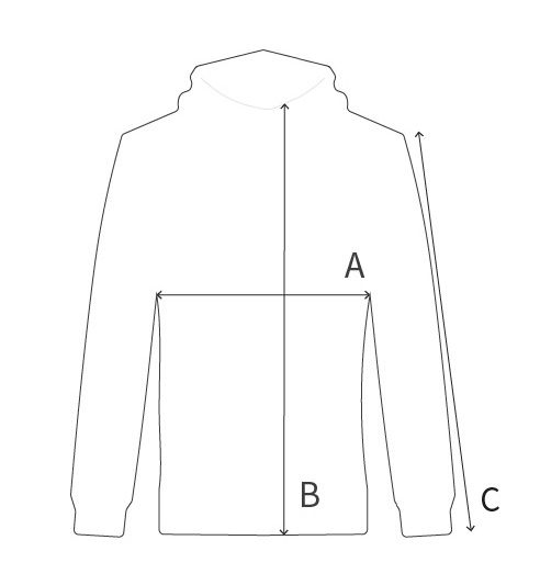megadron sweatshirt dimensions