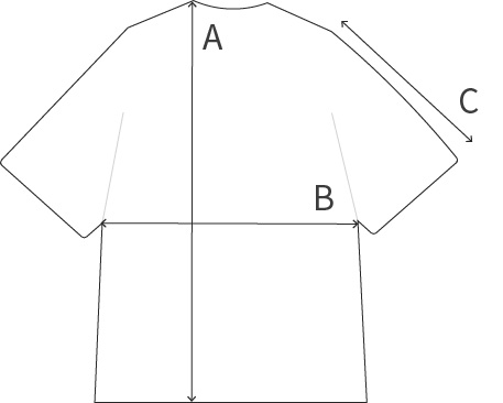 T-shirt dimensions