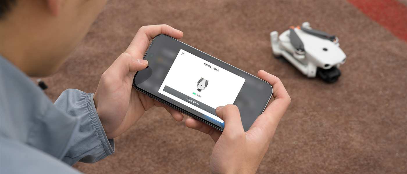 Fast file transfer and convenient charging for DJI Lito 1