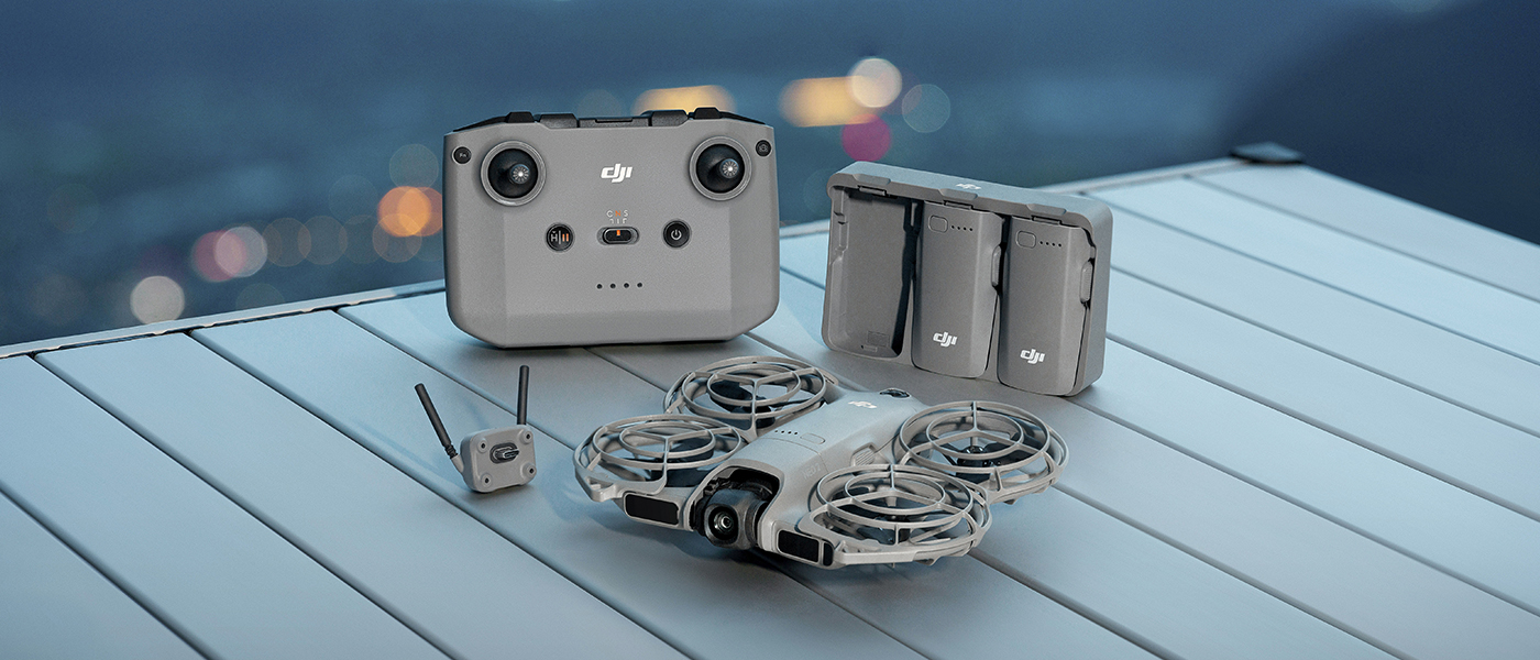 Większe możliwości z zestawem DJI Neo 2 Fly More Combo