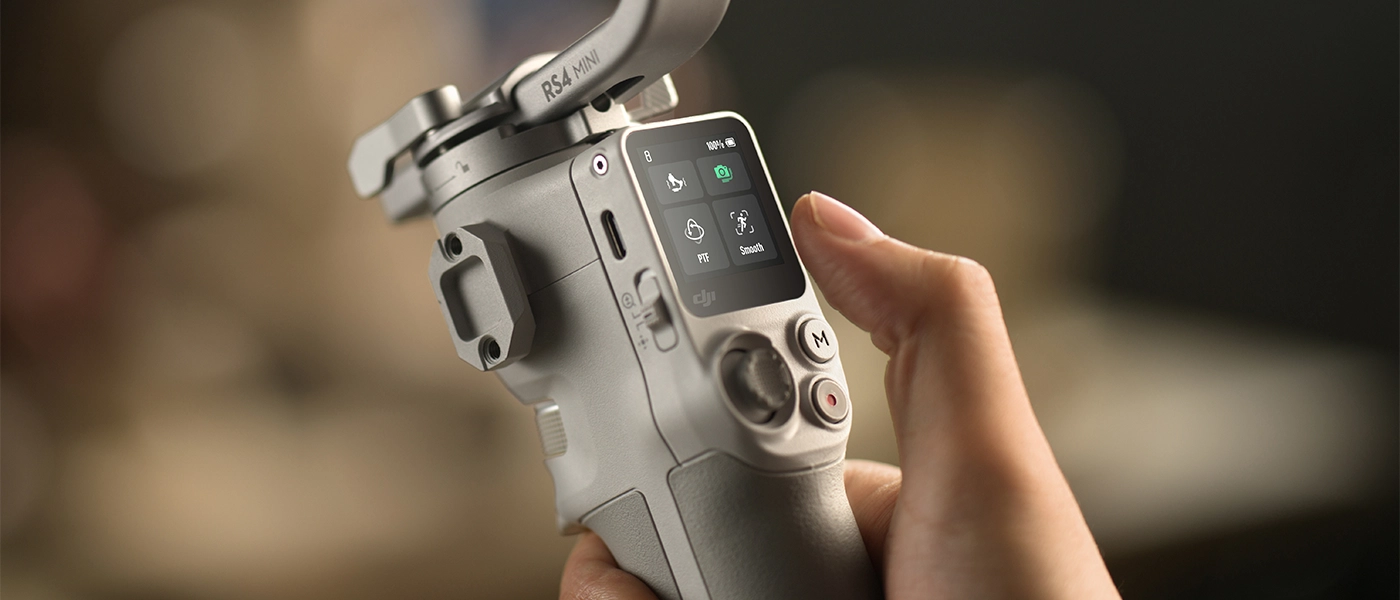 DJI RS 4 Mini - Intuicyjny interfejs
