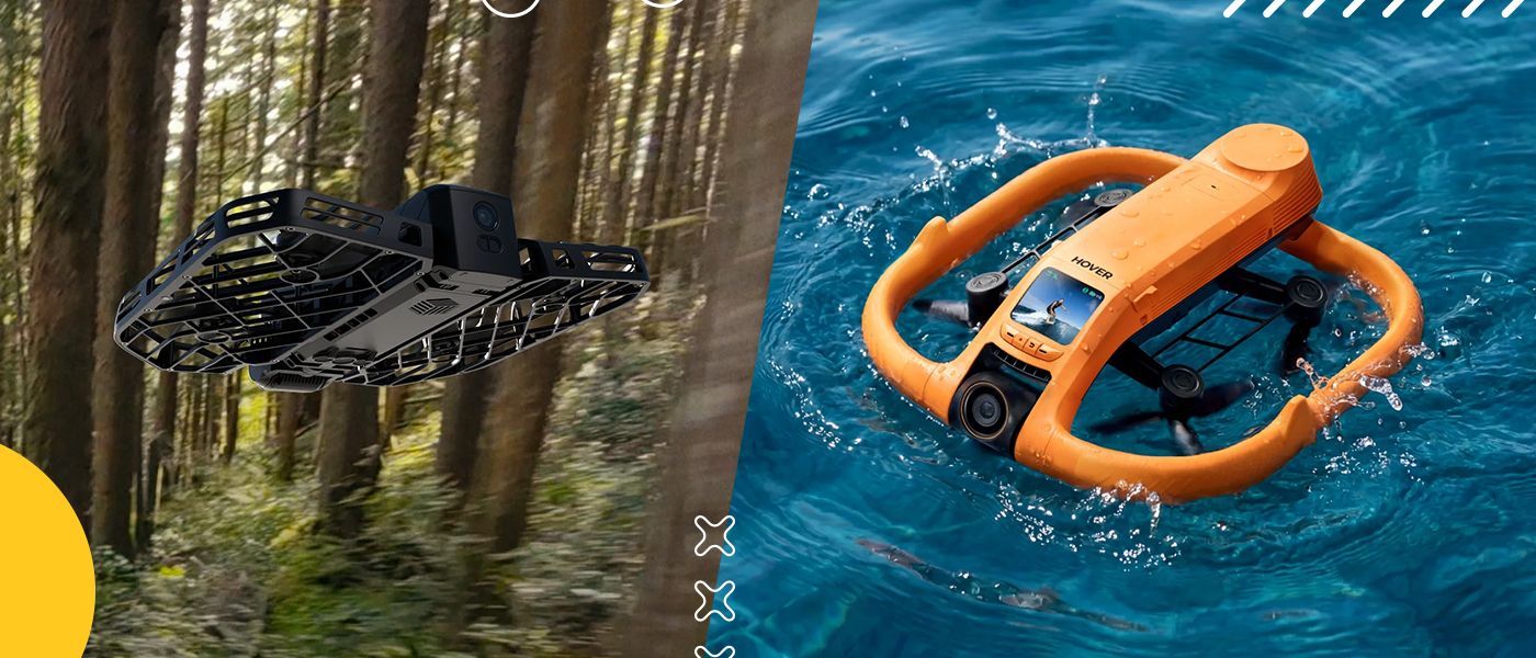 Najważniejsze różnice HOVERAir AQUA vs HOVERAir X1 PROMAX