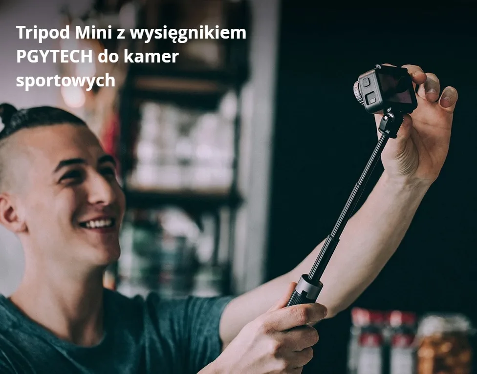 Міні-штатив зі штангою PGYTECH для камер DJI Osmo Pocket / Action і action