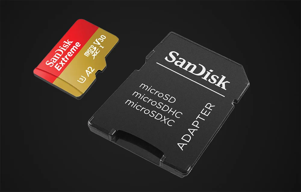 SANDISK EXTREME microSDXC memory card 128 GB 190/90 MB/s UHS-I U3