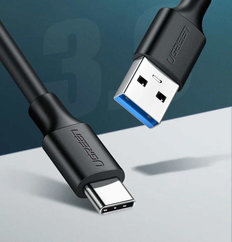 Kabel USB do USB-C 3.0 UGREEN 1.5m czarny
