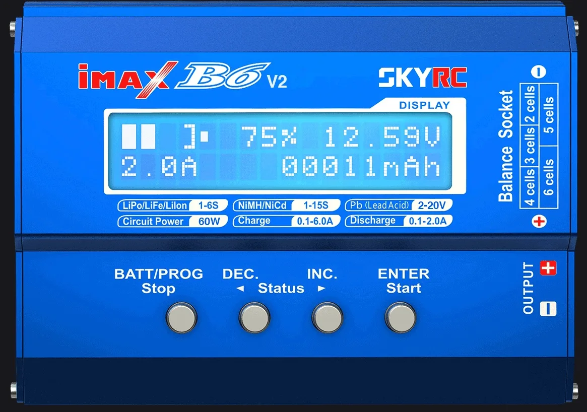 Зарядний пристрій SkyRC iMax B6 V2 LiPo