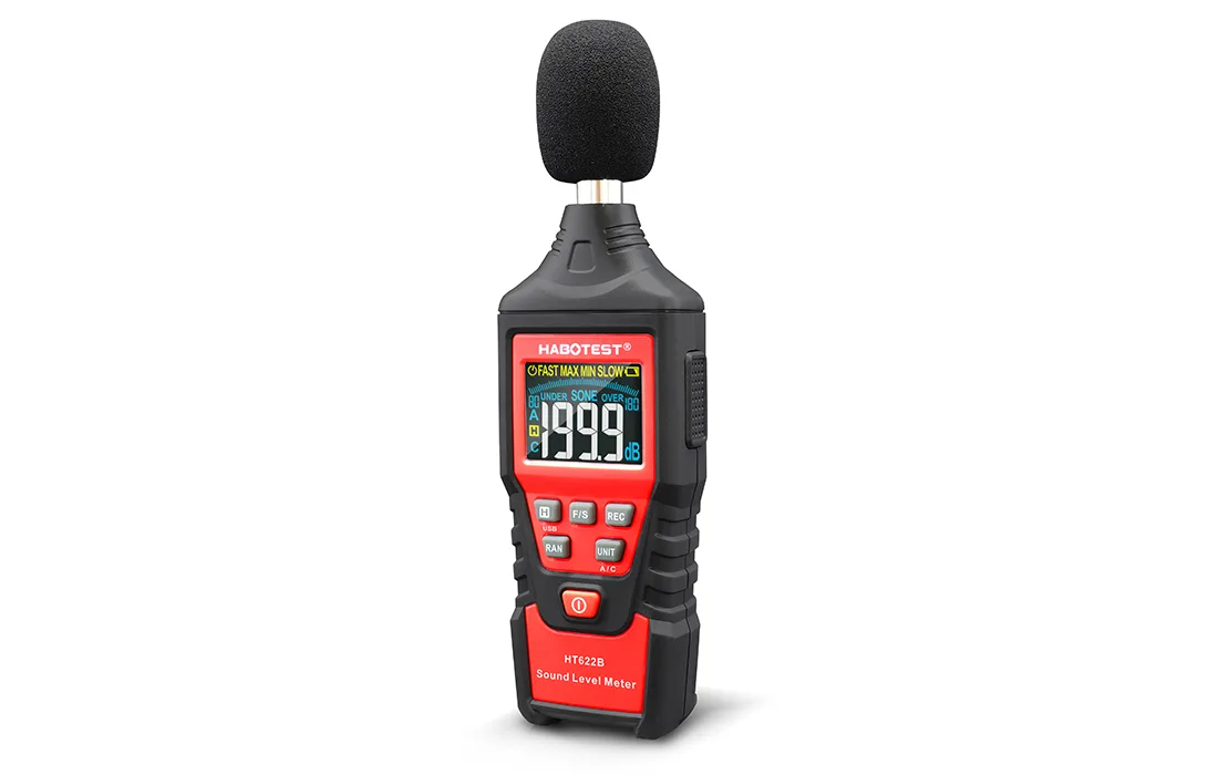 Цифровий децибелметр Habotest HT622B, USB, кондиціонер