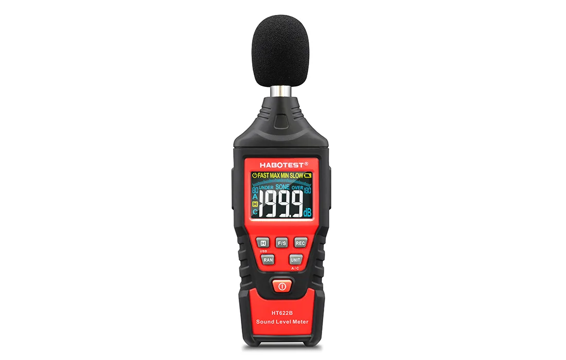 Цифровий децибелметр Habotest HT622B, USB, кондиціонер