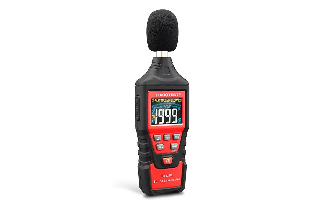 Цифровий децибелметр Habotest HT622B, USB, кондиціонер