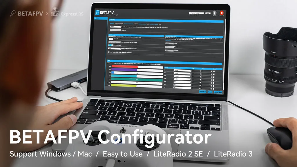 Aparatura Betafpv LiteRadio 3 ELRS 2.4GHz