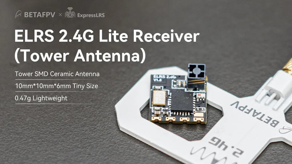 BetaFPV приймач ELRS Lite RX 2.4GHz - Tower