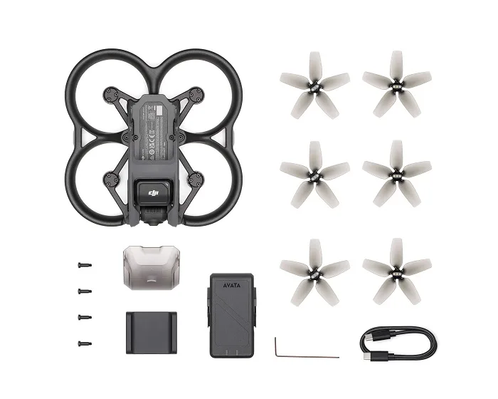 DJI Avata - skład zestawu
