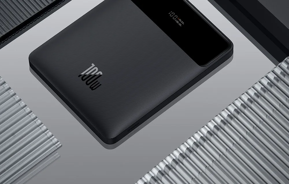 Powerbank Baseus Blade 20000mAh, 2xUSB + 2xUSB-C, 100W (black)