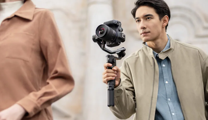 DJI RS 3 Mini Bezproblemowe nagrywanie w pionie - MegaDron.pl