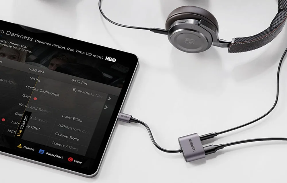 Adapter audio UGREEN CM231 USB-C do mini jack 3.5 mm