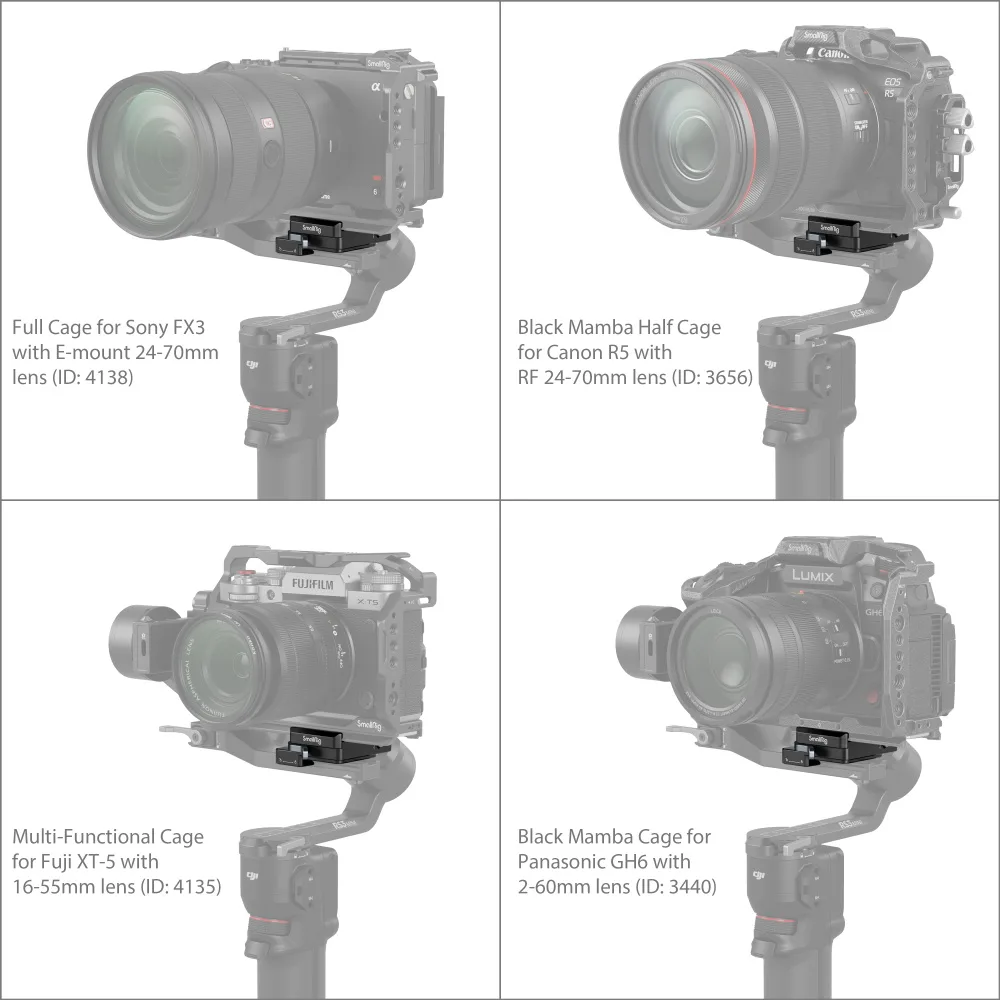 Płytka montażowa SmallRig Arca-Swiss do DJI RS 3 Mini 4195