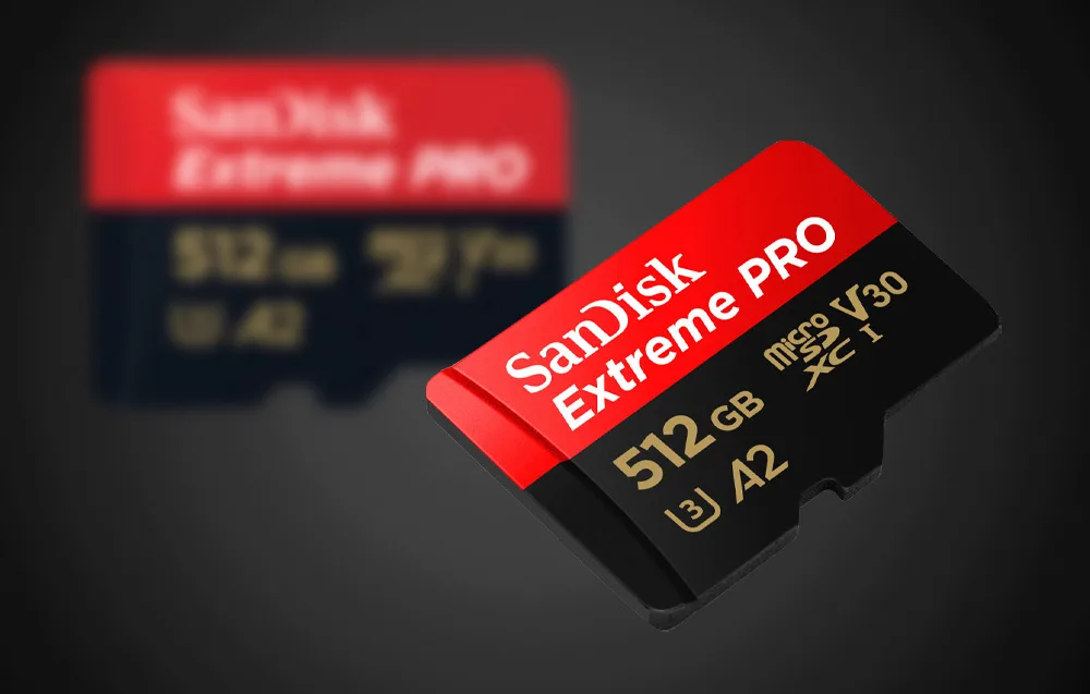 Karta pamięci SANDISK EXTREME PRO microSDXC 512GB 200/140 MB/s UHS-I U3
