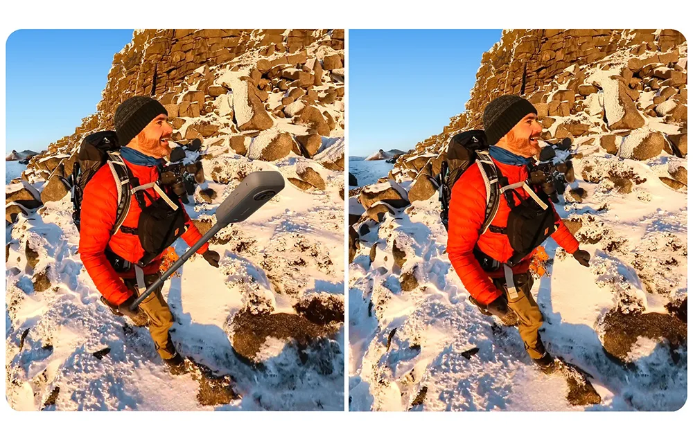 Niewidoczny selfie stick Insta360