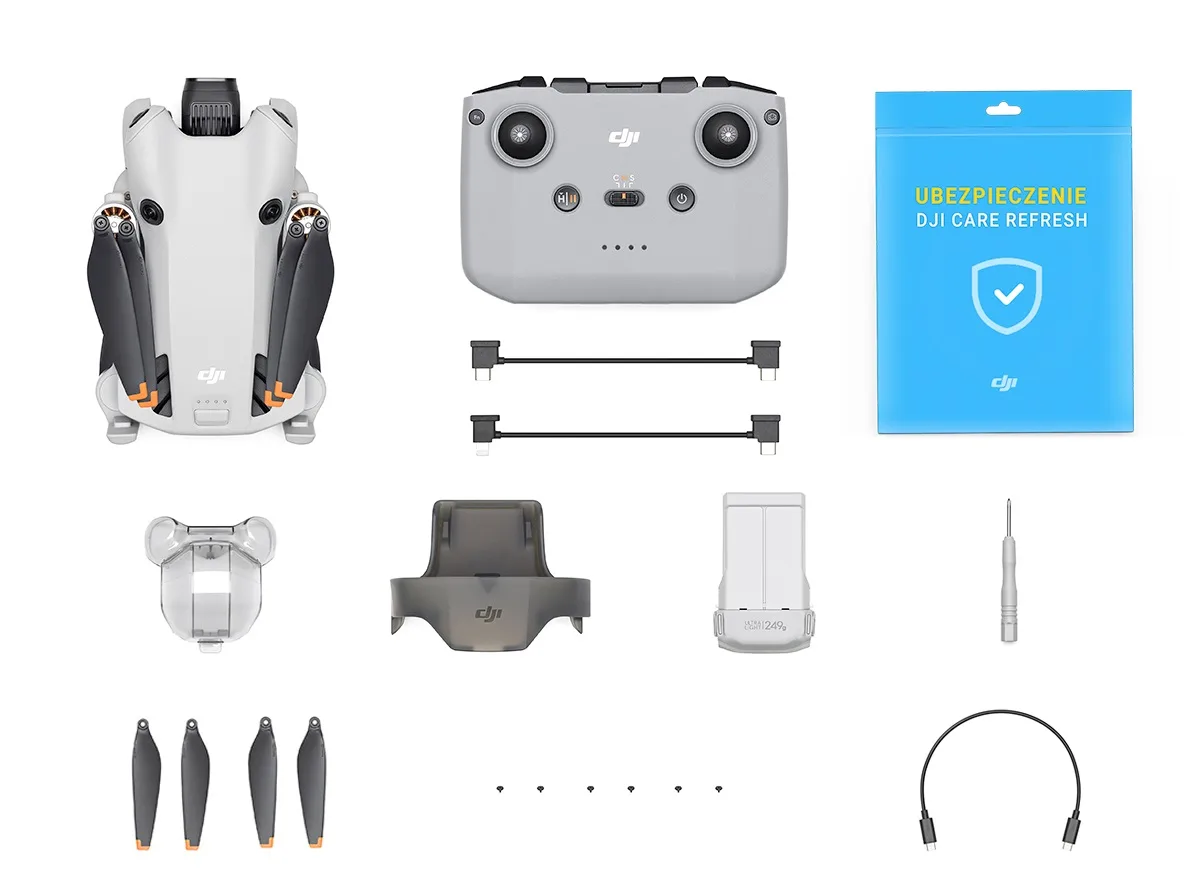 Набір Mini 4 Pro (DJI RC-N2) + страхування CARE (1 рік)