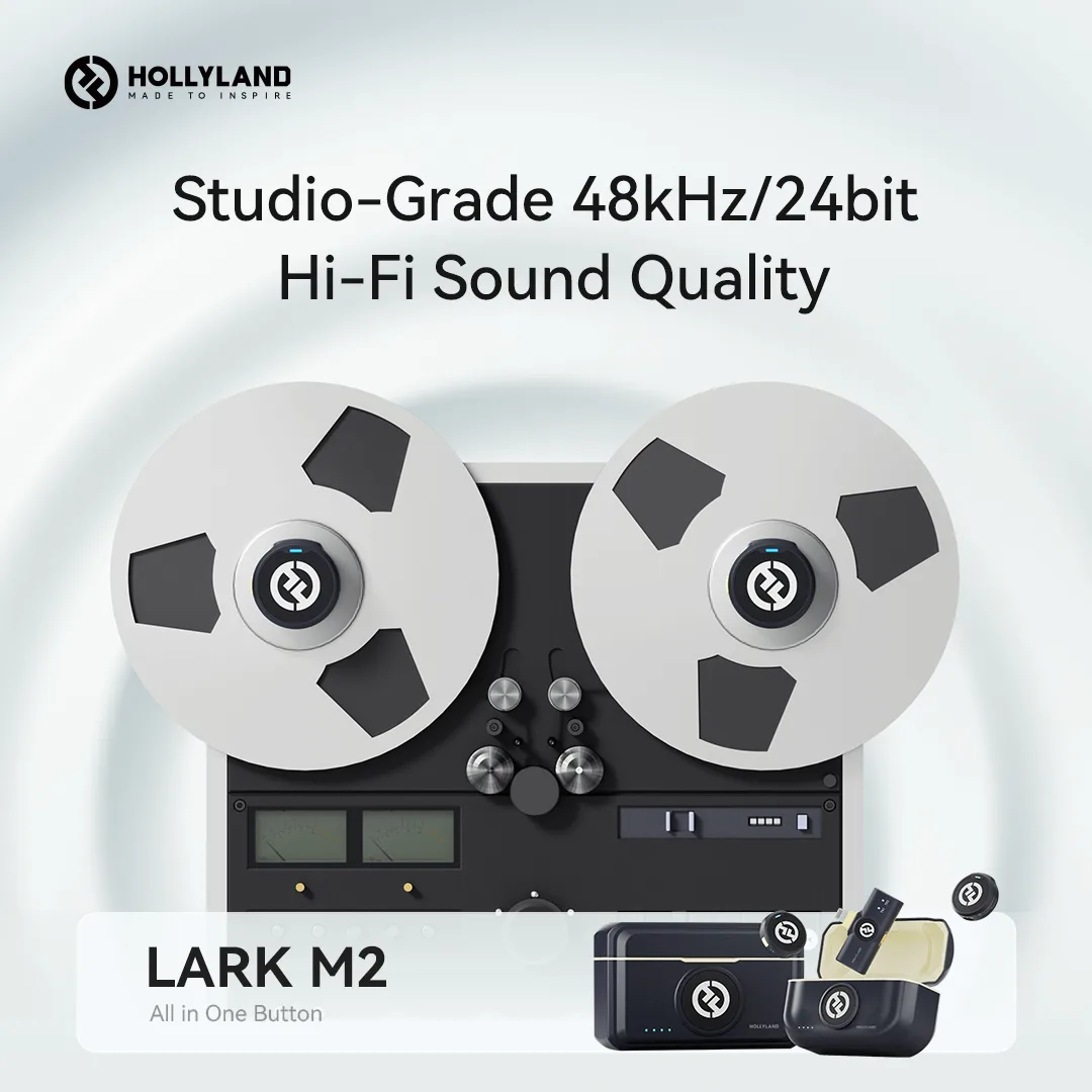 Hollyland Lark M2 USB-C – Wireless lavalier microphone with USB-C plug
