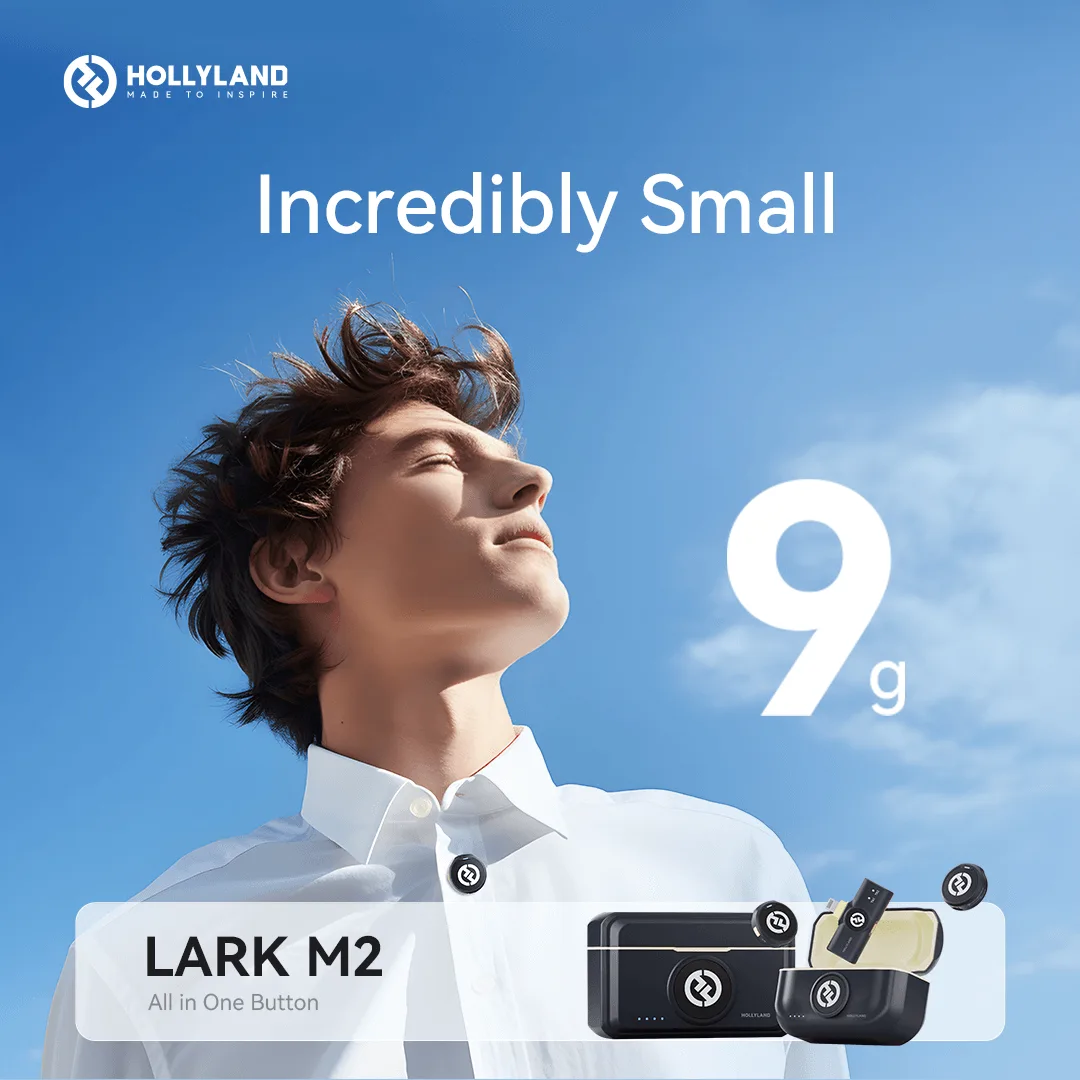 Hollyland Lark M2 USB-C – Wireless lavalier microphone with USB-C plug