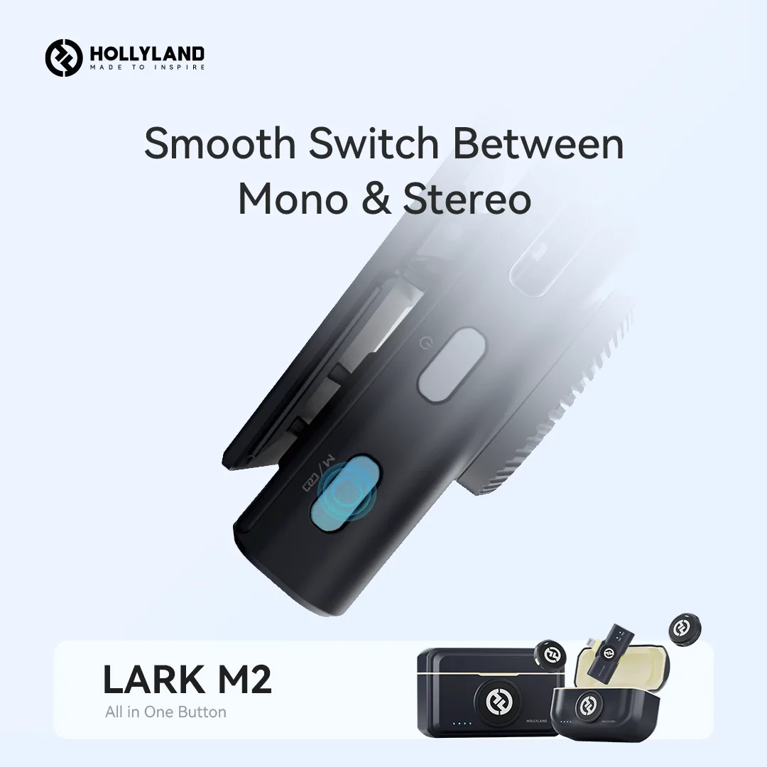Hollyland Lark M2 USB-C – Wireless lavalier microphone with USB-C plug