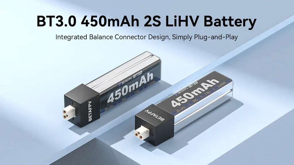 BT3.0 450 mAh 2S battery (2 pcs)