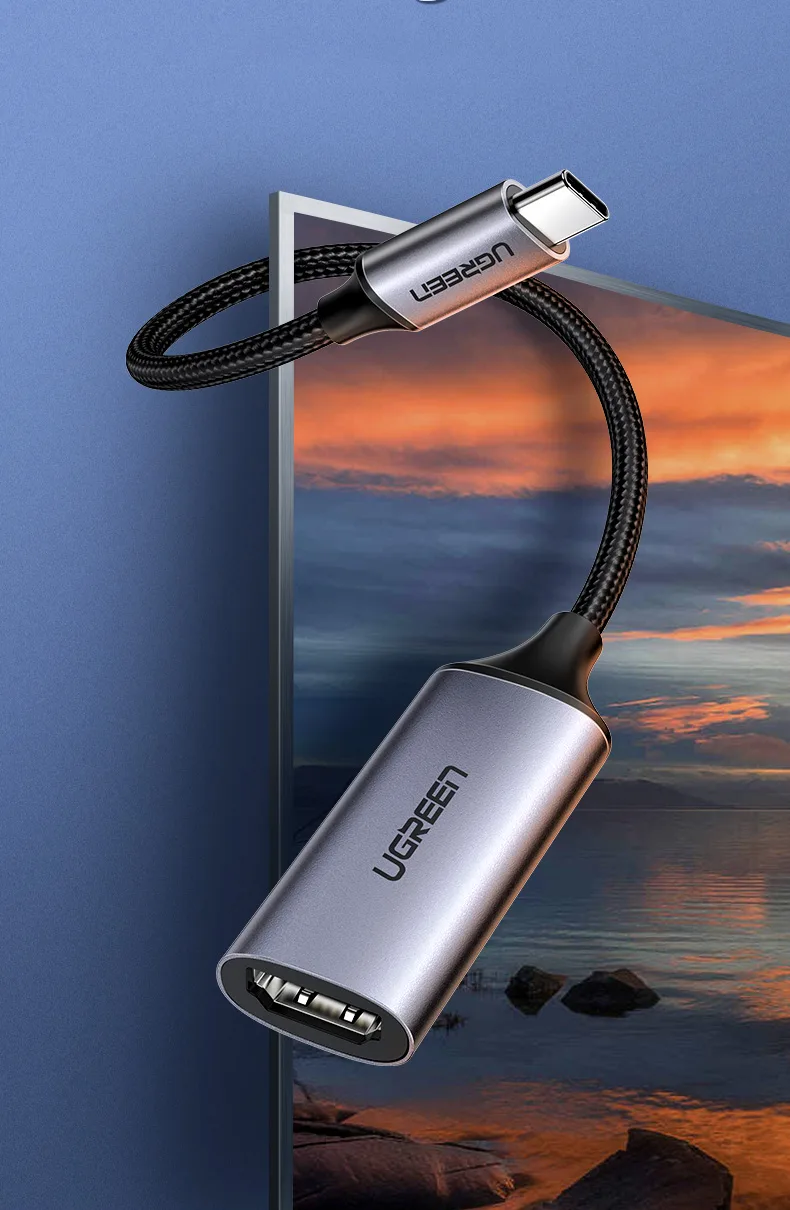 Адаптер UGREEN USB-C на HDMI, 4K 60Hz CM297 (сірий)