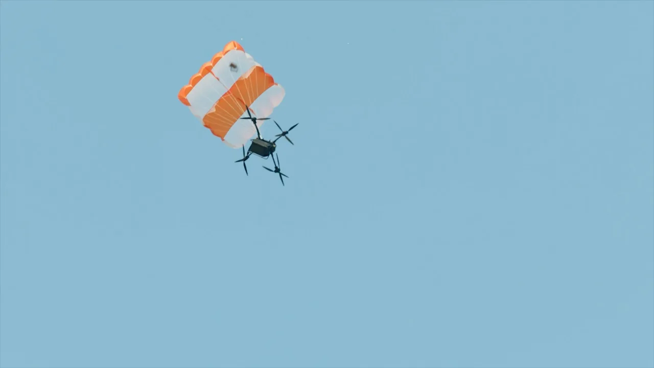 Zabezpieczenia podczas startu i lądowania DJI FlyCart 30