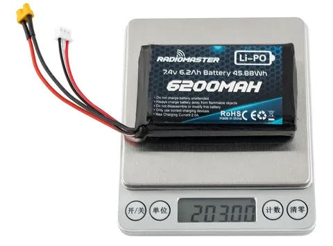 Bateria Lipo RadioMaster 2S 7,4 V 6200 mAh