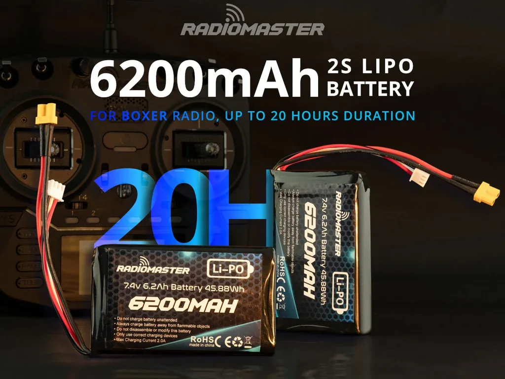 Bateria Lipo 2S 7,4 V 6200 mAh