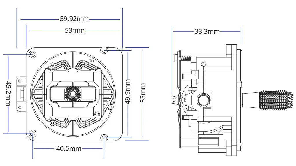 AG01 color gimbal sets – size