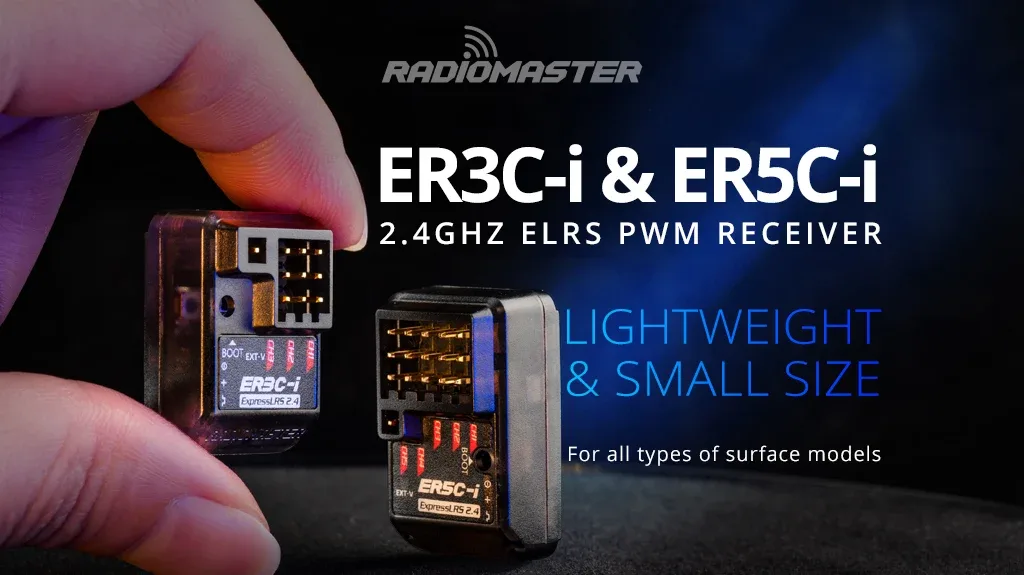 ER3C-i and ER5C-i 2.4 GHz ELRS PWM receiver