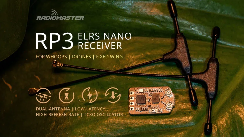 RP3 ExpressLRS 2.4 GHz nano receiver