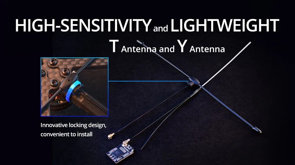 UFL 915 MHz T and Y antenna for BR series receivers