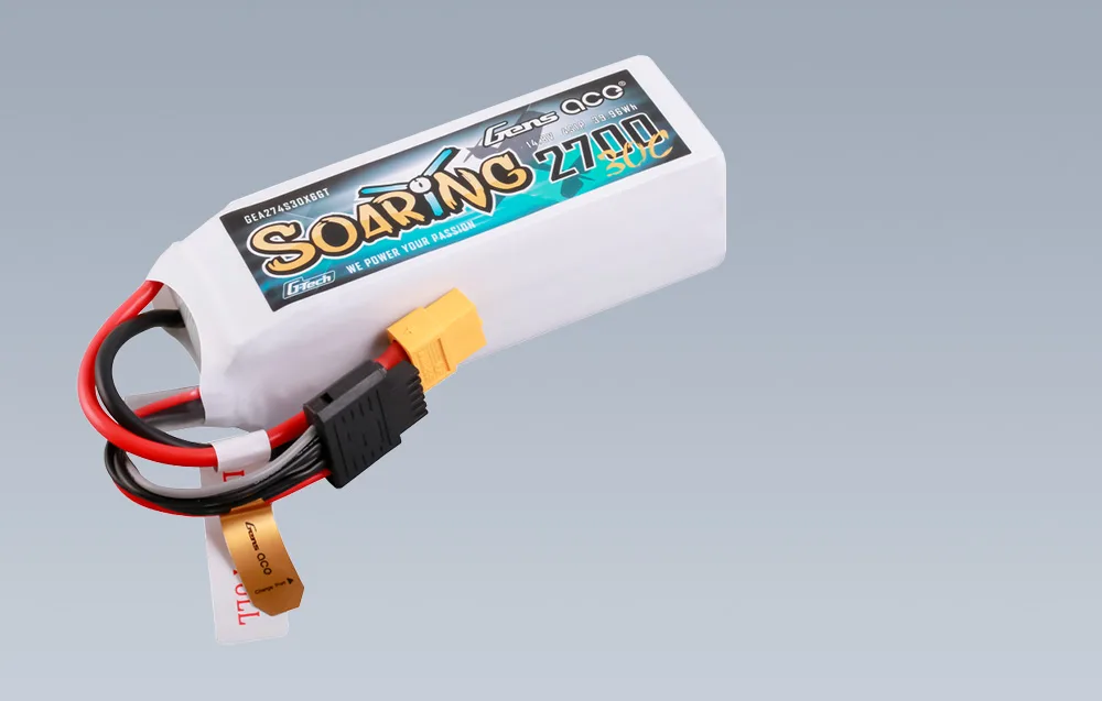 Акумулятор Gens ace G-Tech Soaring 2700mAh 14.8V 30C 4S1P LiPo XT60