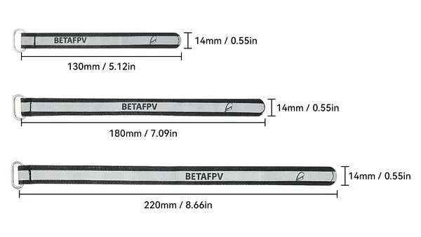 Pavo Series Battery Strap (2 pcs.) 130mm