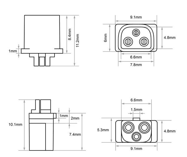 XH2.54 BT3.0 BetaFPV adapter cable (5pcs)