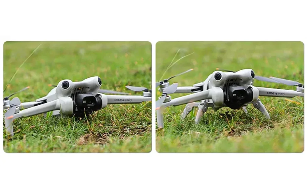 Montaż podwyższenia Sunnylife do DJI Mini 4 Pro