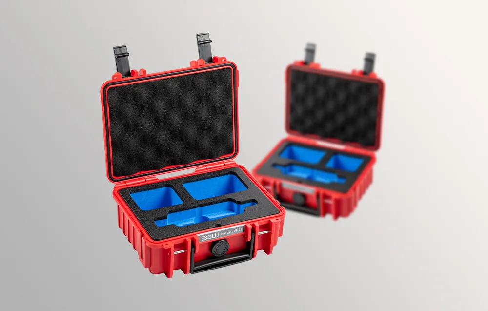 B&W Type 500 case for Insta360 X3 (red)