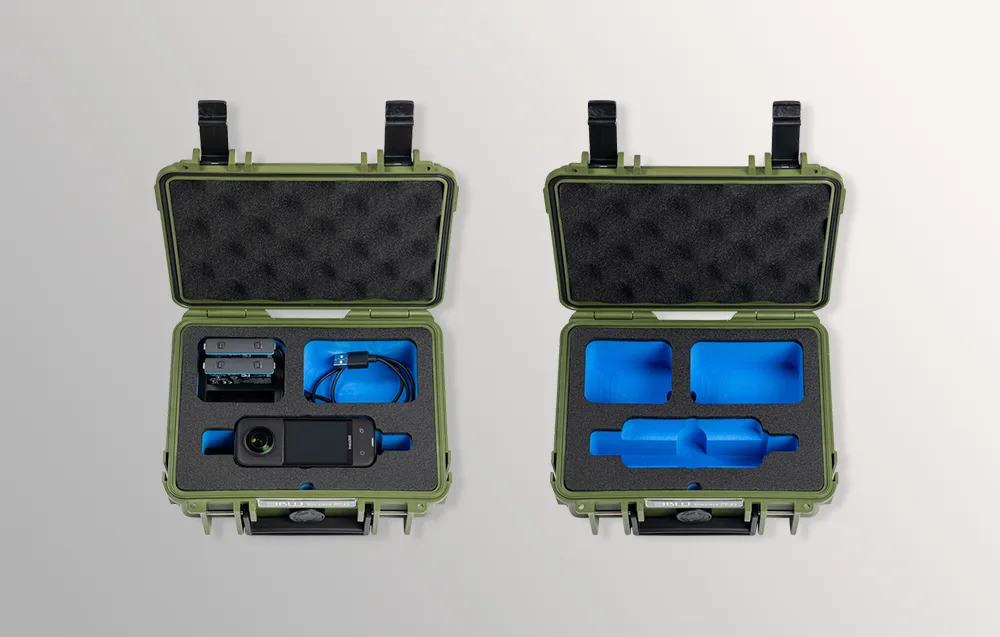 B&W Type 500 case for Insta360 X3 (green)